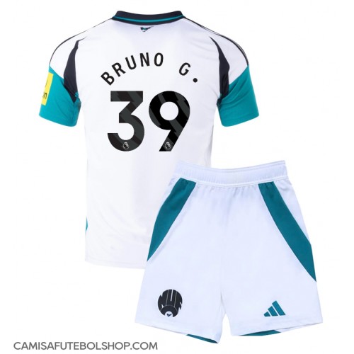 Camisa de time de futebol Newcastle United Bruno Guimaraes #39 Replicas 3º Equipamento Infantil 2024-25 Manga Curta (+ Calças curtas)